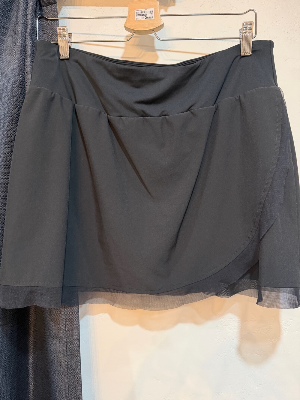 Yoga Black Layered tennis Skirt